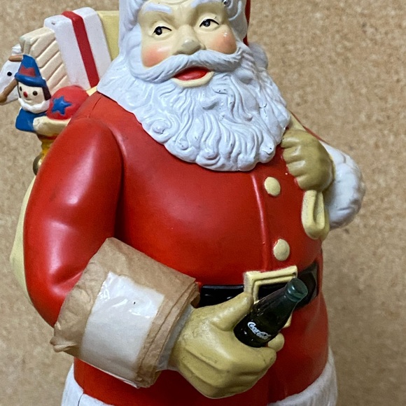 Coca Cola Santa Claus Mechanical Ertl Bank 1st in the Series Moving Train. - Picture 6 of 11